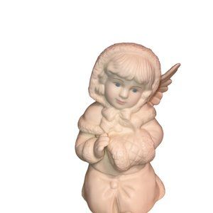 Little miracles Angel Russ Christmas Figurine Girl Porcelain Ceramic Collectible